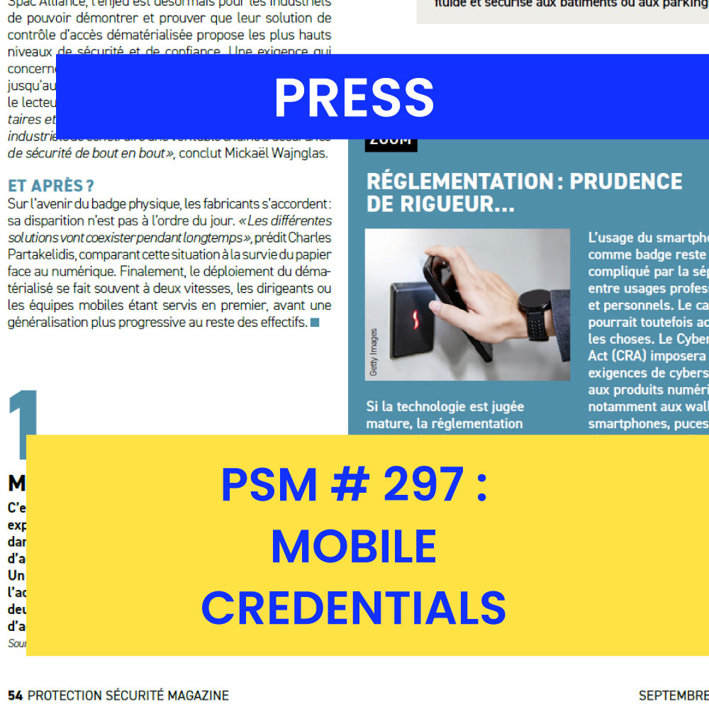 PSM #297 – Spotlight on mobile credentials